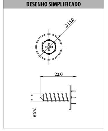 Imagem de 10x Parafuso Do Parachoque Dianteiro Bmw 640i 645ci 650i 740i