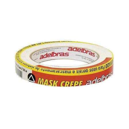 Imagem de 12 Fitas Crepe Para Pintura Adelbras 710 Mask 18Mm X 50M