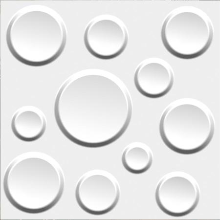 Imagem de 12 Placas Revestimento 3D PREMIUM para Parede (3m²) Premierdecor - CRATERS
