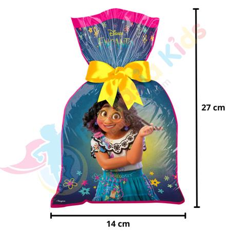 Sacola Surpresa Moana 14cm X 27cm - 12 Unidades