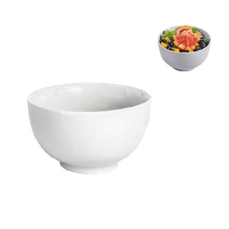 Imagem de 12 Tigelas Bowl Redonda Molheira Branca em Melamina 150ml