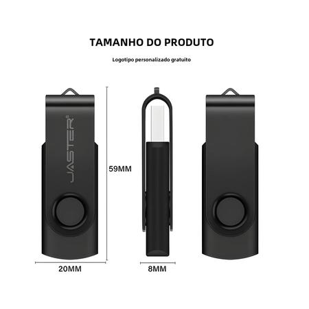 Imagem de 128GB 64GB 32GB 16GB 5 PCS USB Flash Drive Memory Stick Portátil Com Chaveiro Presente Criativo