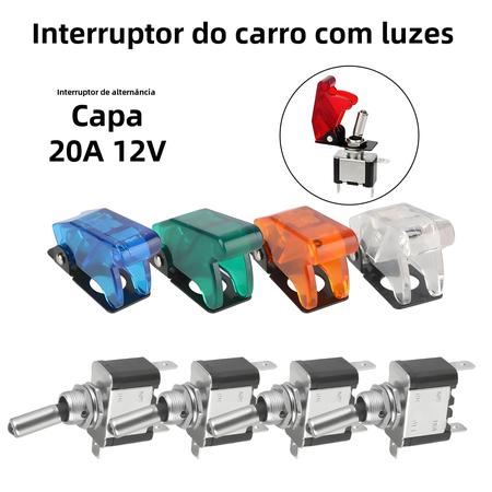 Imagem de 12v Led Interruptor Oscilante Para Ignições Boost Barco Marinho Carro De Corrida Caminhão Acessórios