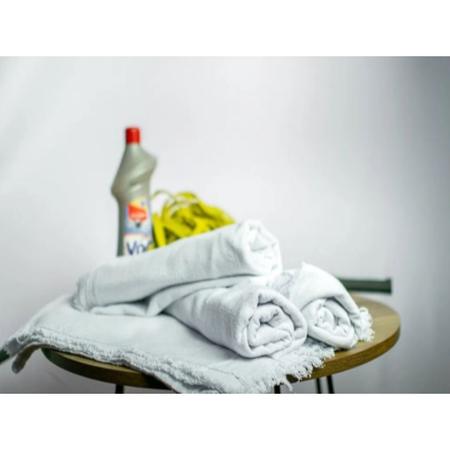 Imagem de 15 Panos De Chão Saco Alvejado Branco Limpeza Geral Atacado
