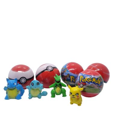 Kit 10 Miniaturas Pokémon Go Pikachu Brinquedos