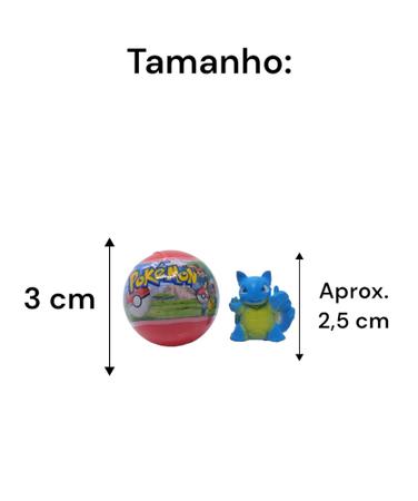 Kit 15 Miniaturas Pokémon 2-3cm Coleção Brinquedo