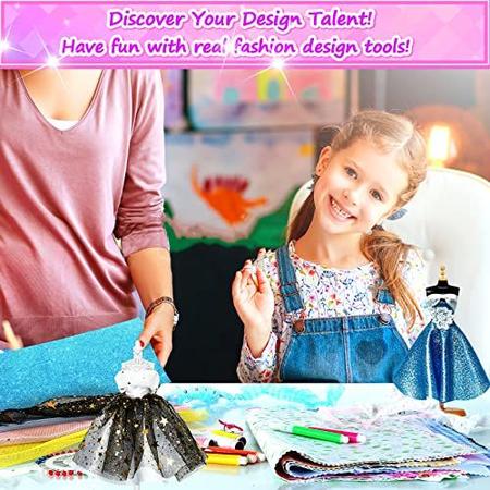 150PC Fashion Designer Kits para Meninas Criatividade DIY Arts
