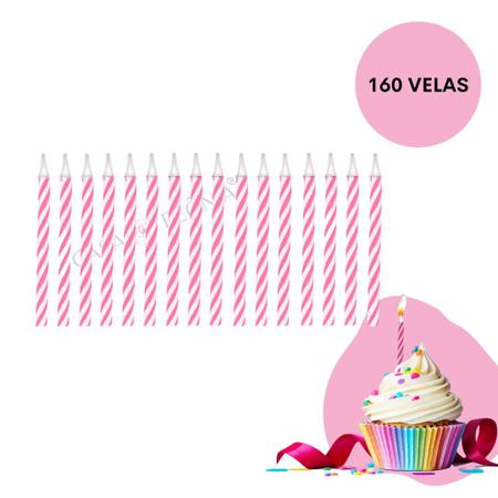 Mini Bolo de Aniversário rosa e dourado - Cake Studio