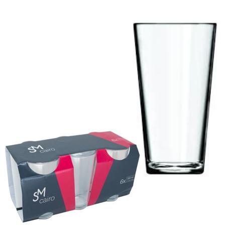 Imagem de 18 Copos Cairo 350ml Nadir Vidro Transparente Drinks Luxo