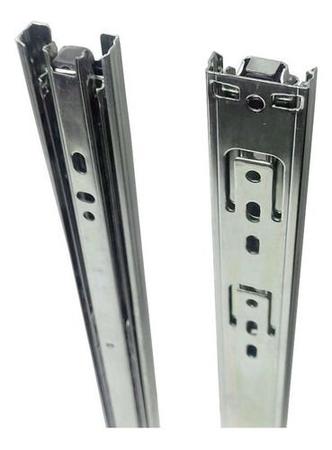 18 Corrediças Telescópicas 25cm Gaveta Trilho Zinca. 9Pares - Rayco Imagem de 18 Corrediças Telescópicas 25cm Gaveta Trilho Zinca. 9Pares