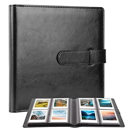 Imagem de 192 Pockets Photo Album fo Fujifilm Instax Square SQ1/SQ6/SQ10/SQ20 Camera, SP-3 Mobile Printer, Kodak Mini Shot 2 Retro Instant Camera, Album for Instax Square Film, 3.4 x 2.8 Inch Film (Preto)