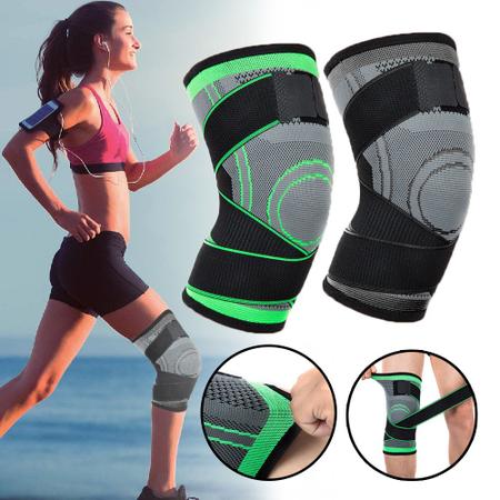 1pc esportes fitness joelheiras homens pressurizado el stico