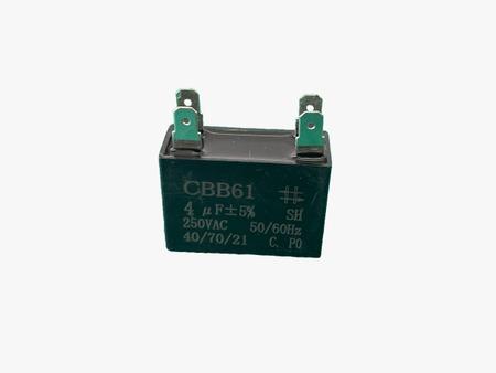 Imagem de 1x Capacitor Partida 4uf/250v Faston 37x15x25mm Cbb61