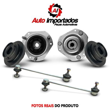 Imagem de 2 Amortecedor Kit Coxim Batente Bieleta Suspensão Dianteira Ford New Fiesta 2011 2012 2013 2014 2015 2016 2017 2018 2019