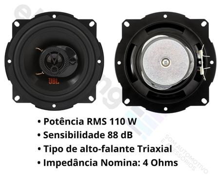 Imagem de 2 Auto Falante 5  JBL Flex4 5TRFX55 Triaxial - 110 Watts RMS