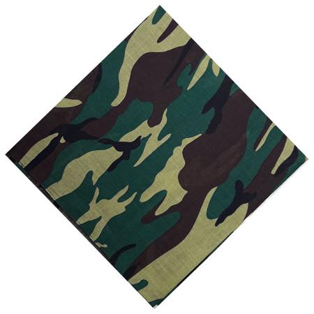 Imagem de 2 Bandanas Estampa Camuflada 55x55 Uso Esportivo e Proteção