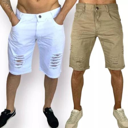 Bermudas desfiadas sale