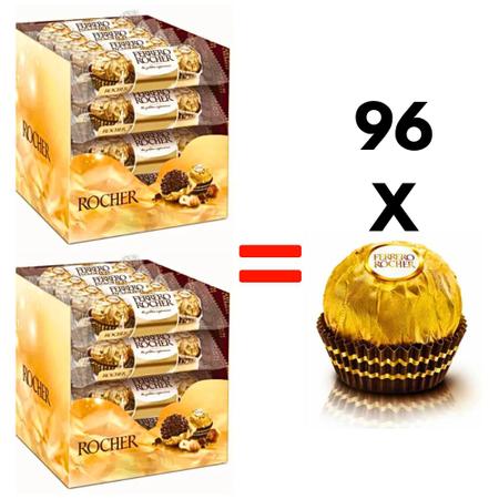 Imagem de 2 Caixas De Chocolate Ferrero Rocher Oferta Impedível