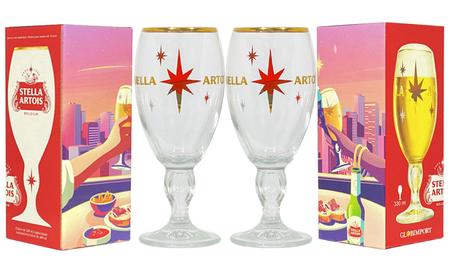Imagem de 2 Cálices Stella Artois Grande 650ml - Edição Limitada Ambev
