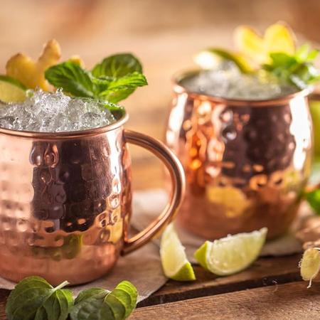 Imagem de 2 Caneca Moscow Mule 450ml Drink - Rose Gold