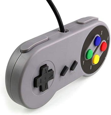 Imagem de 2 controles USB para Super , Joypad para jogos retrô