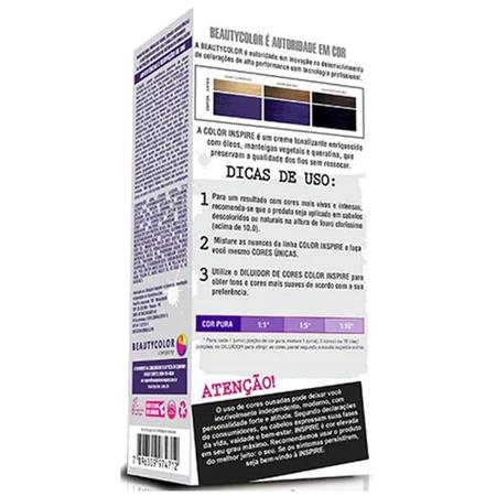 2 Cremes Tonalizante Beautycolor Color Inspire Deep Purple - Beauty Color Imagem de 2 Cremes Tonalizante Beautycolor Color Inspire Deep Purple