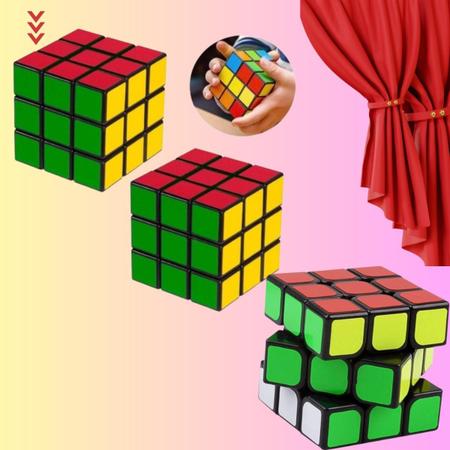 Imagem de 2 Cubo Mágico Para Crianças Brinquedo Educativo Raciocínio