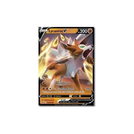 Jogo de Cartas - Cards - Pokémon - Baralho de Batalha V - Lycanroc