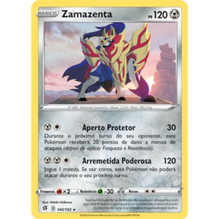 Pokemon 2 Deck Rixa Rebelde Zacian + Zamazenta Copag Cartas em