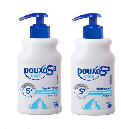 2 Douxo S3 Care Ceva Shampoo Para Cães E Gatos - 200 Ml Imagem de 2 Douxo S3 Care Ceva Shampoo Para Cães E Gatos - 200 Ml