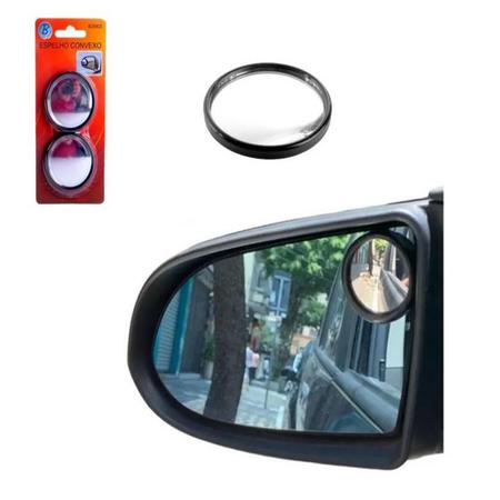 Espelhos laterais convexos do ponto de vista cego, aderem ao espelho,  espelho de carro de 360°, ângulo ajustável, espelhos traseiros, ponto cego  para estacionamento, auxiliar para retrovisor, universal