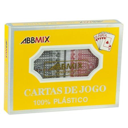 Jogo De Baralho 108 Cartas Em Plástico Poker Truco Magica - mjs