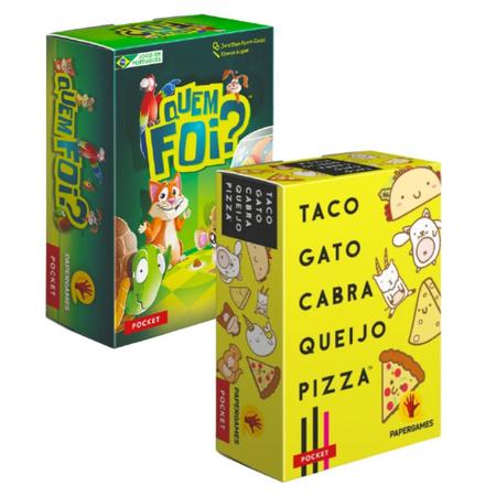 Jogo De Mesa Taco Gato Cabra Queijo Pizza Papergames - PAPER GAMES - Jogos  de Cartas - Magazine Luiza