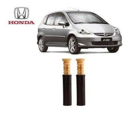 Imagem de 2 Kit Batente Coifa Do Amortecedor Traseiro Honda Fit 2005 2006 2007 2008