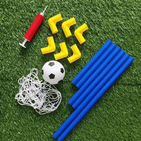 Imagem de 2 Kit Gol Infinito: Golzinho, Trave, Bola e Bomba, Par Trave De Futebol Golzinho Goleira 44cm X 31cm