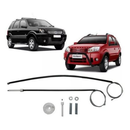 Imagem de 2 Kit Reparo Máquina Vidro Elétrico Ecosport Portas Dianteiras (2003 À 2012) 0124