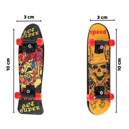 Skate De Dedo Com Acessórios 2 Skates + Chave + Rodas Finger Skateboard  Brinquedo - Sk8 Brinquedo - Skate - Magazine Luiza