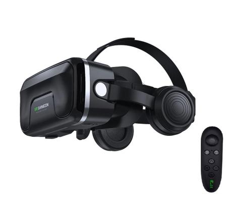Imagem de 2 Óculos de Realidade Virtual VR Shinecon 10.0 + 2 Controle Joystick