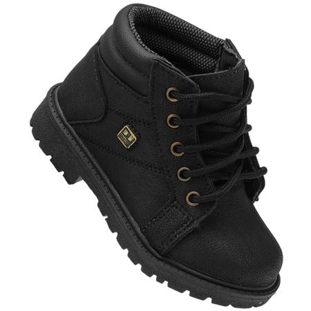 Bota Coturno Infantil Masculina Mostarda Club Happy