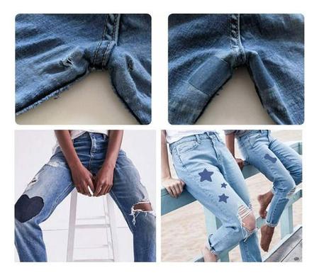 Calça store jeans remendada