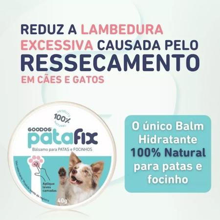 Imagem de 2 Patafix Creme Hidratante Pet Anti-ressecamento Patas 40g