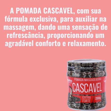 Imagem de 2 Pomada Massageadora Rhenukus Cascavel Extra Forte Pote 200g