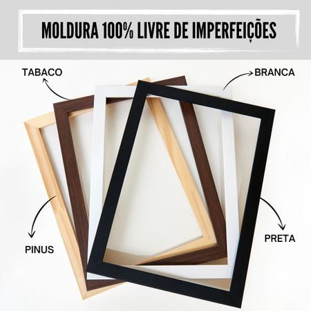 Imagem de 2 Quadros Decorativos Urso Escandinavo Boho Frase Be Brave