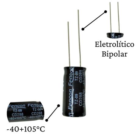 Imagem de 2 reparos d250 modelo antigo com fio corneta com capacitor