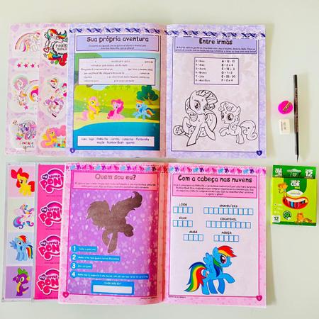 Livro P/ Colorir My Little Pony - Colorir Em 68pgs