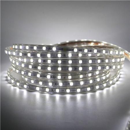 Imagem de 2 Rolos Fita LED SMD 3528 IP65 Branca Fria-6000k Rolo 5 metros/300 Leds Com Silicone - EXTERNA