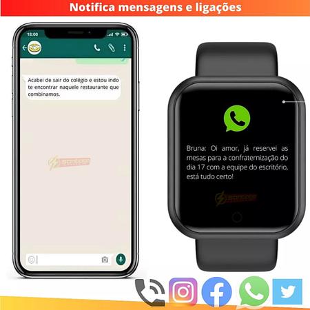 Imagem de 2 Smartwatch Relógio Ultra Inteligente Casal Amigo Namorados