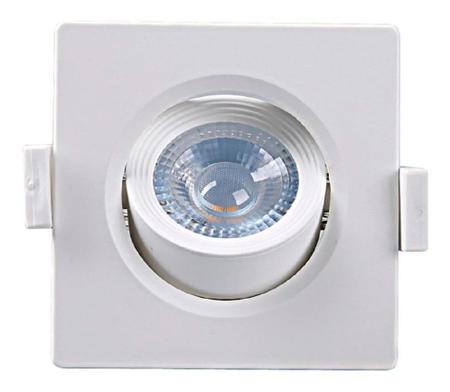 Imagem de 2 Spot Led Quadrado Direcional 12W Branco Frio 6500k Bivolt