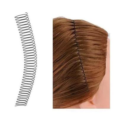 2 Tiaras Bell Zig Zag Para Penteados De Cabelo Preto - Lynx Produções Imagem de 2 Tiaras Bell Zig Zag Para Penteados De Cabelo Preto