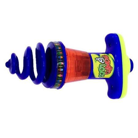 Imagem de 2 unidades Brinquedo Pião Twister Luminoso Com Lançador